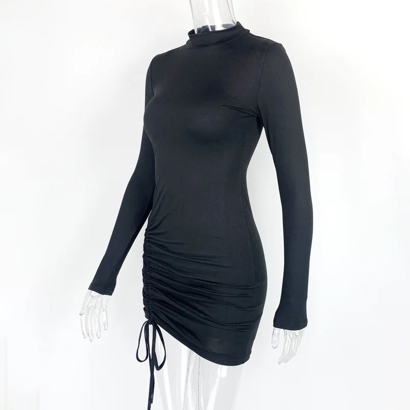 Women Black Bodycon Sexy Club dress