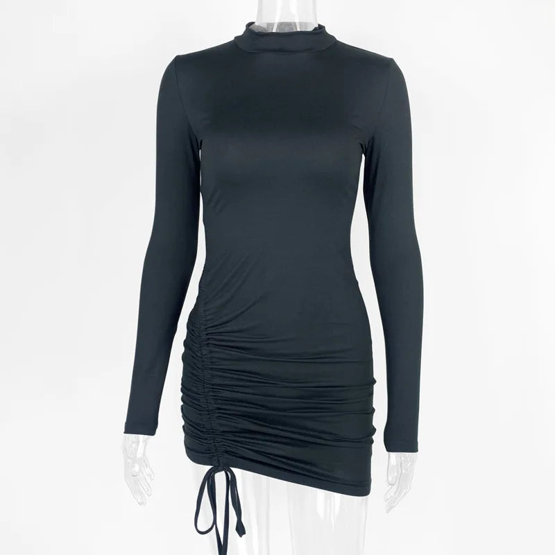 Women Black Bodycon Sexy Club dress